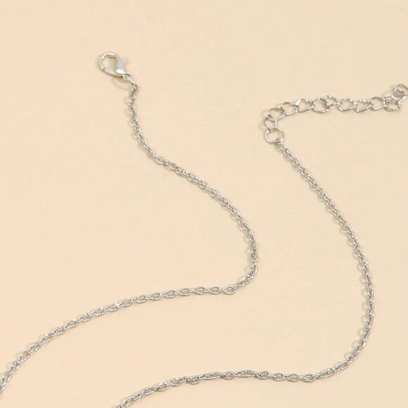 Oval Wrapped Wire Moonstone Pendant Necklace - Picture 6 of 6